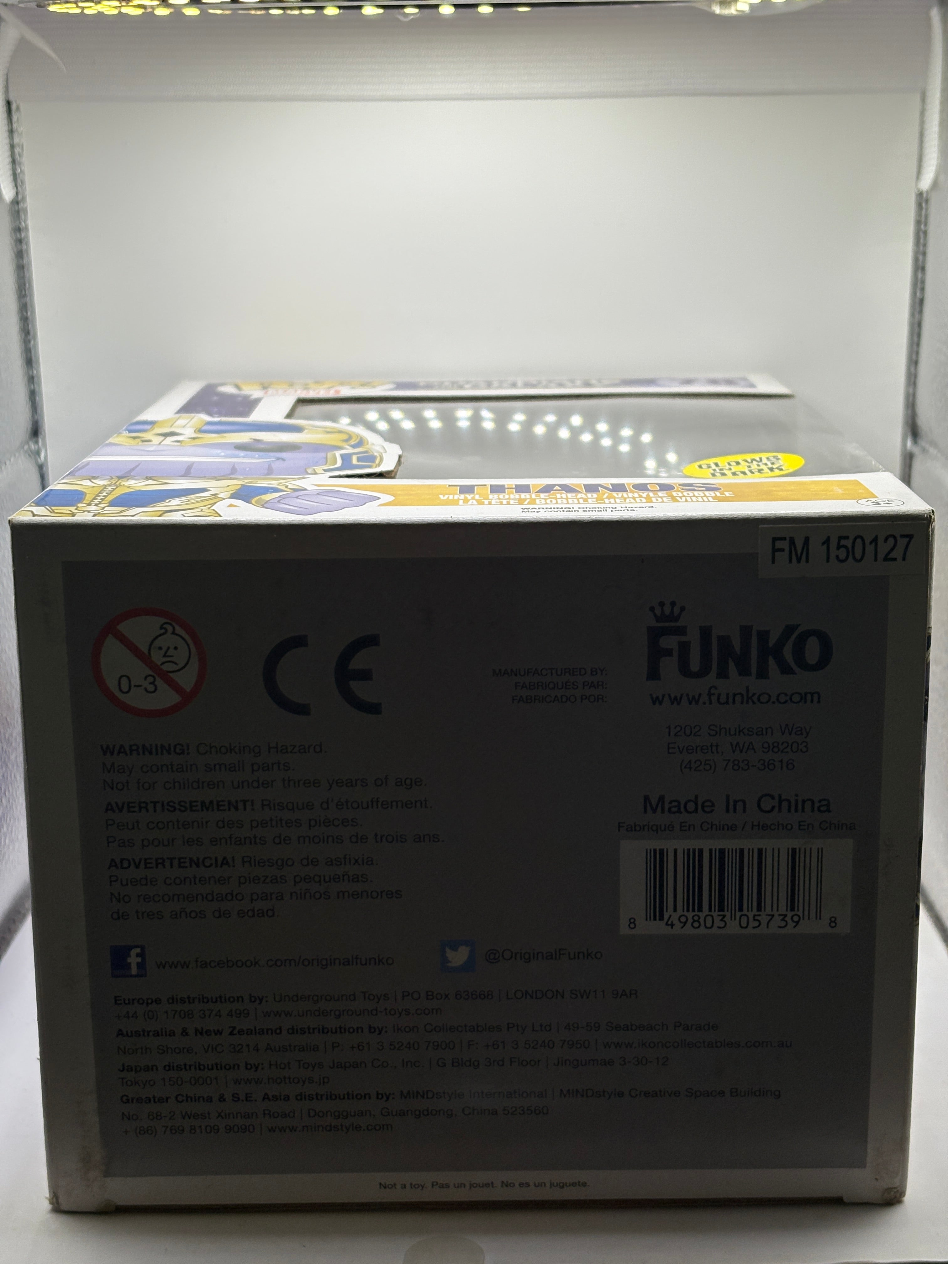 Funko POP! Marvel Guardians of the Galaxy #78 Thanos Glow Vinyl Bobble-Head